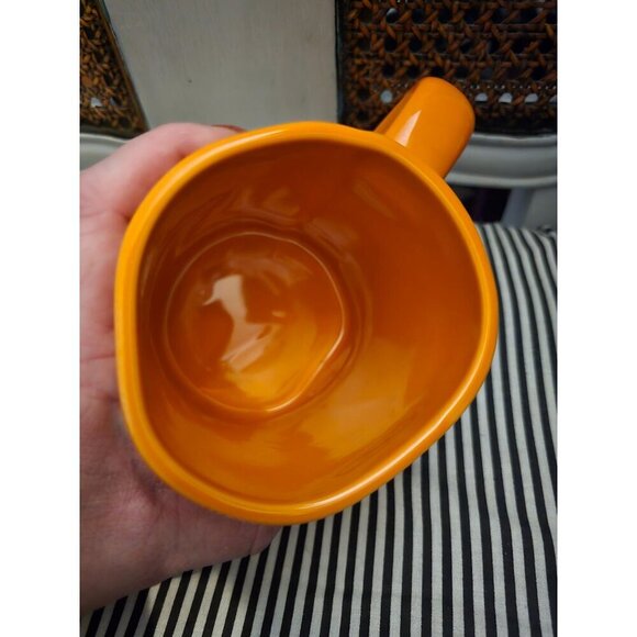 NWT Rae Dunn Halloween Orange Trick or Treat Coffee Mug - Picture 8 of 10
